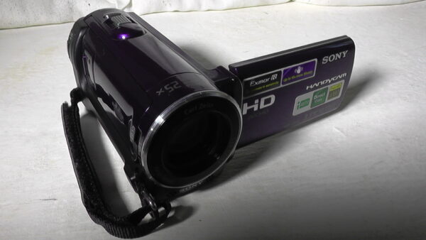 Filmadora sony hdr-cx110 e Câmera de filmagem semi profissional usada com gravação hdmi limpa - Imagem 2